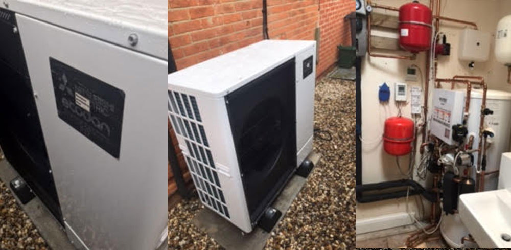 11.2KW ASHP and Solar Thermal Installation, Essex